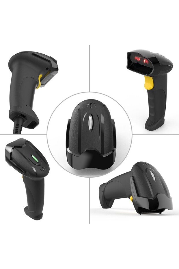 PrimeX X-9101C 1D قارئ الباركود السلكي، قارئ الباركود المتين للقراءة التسلسلية، (جميع برامج ERP) - 4