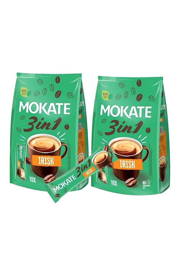 3 in 1 Irish Coffee, Instant Coffee, 17×10 Sachets (170g Each) – Pack of 2