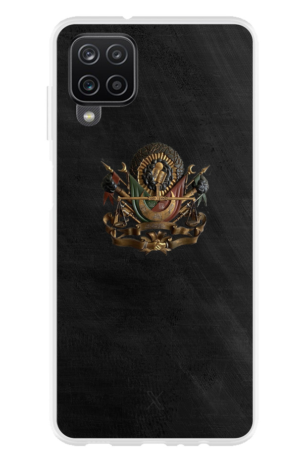 Printed Silicone Case with Ottoman Tughra Detail Compatible with Samsung Galaxy A22-M22-M32