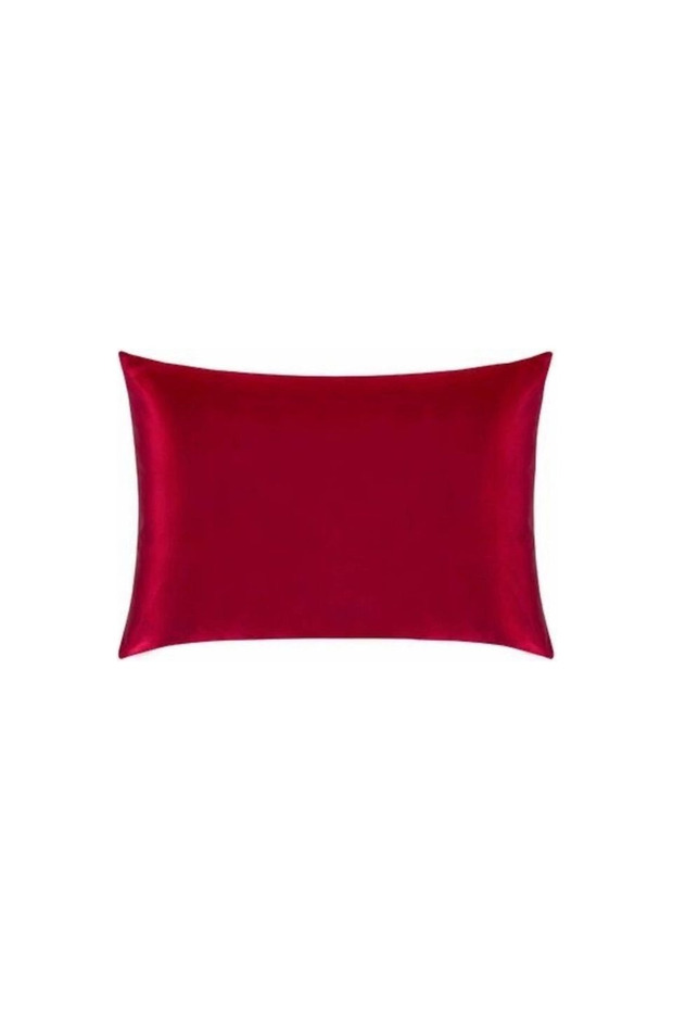 100% Cotton Satin Red Pillowcase 50 X 70 cm 2 Pieces