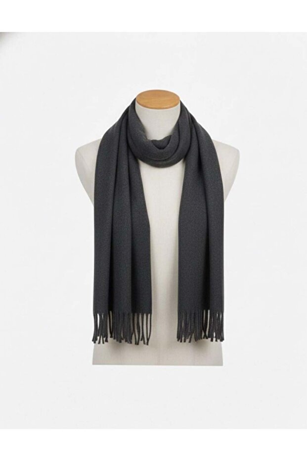Men's plain scarf - 1