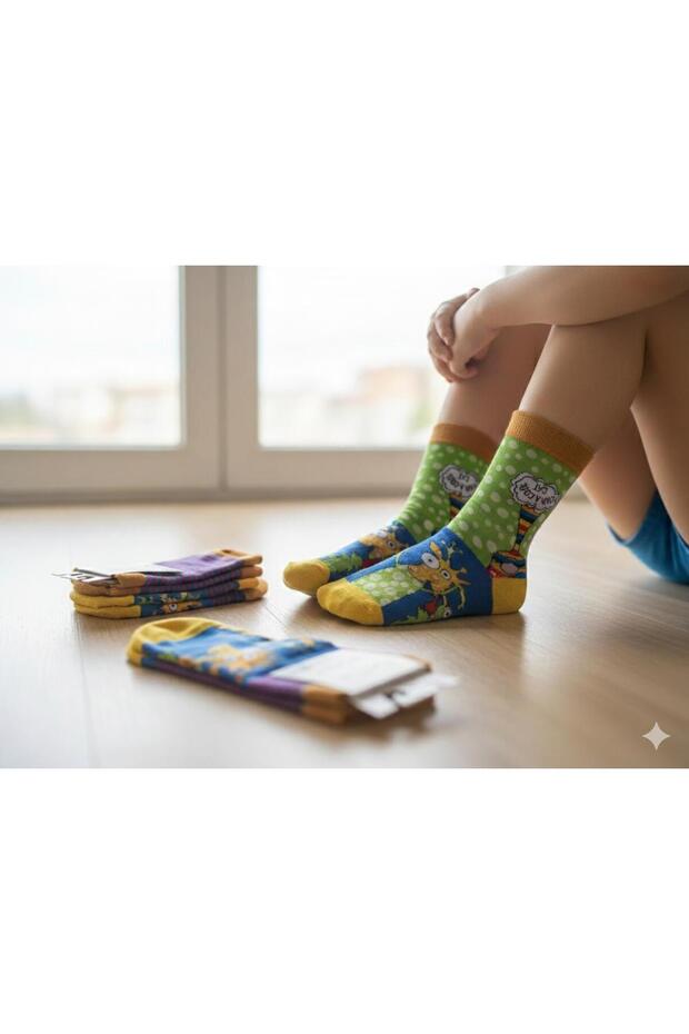 جوارب منقوشة للأطفال - 4