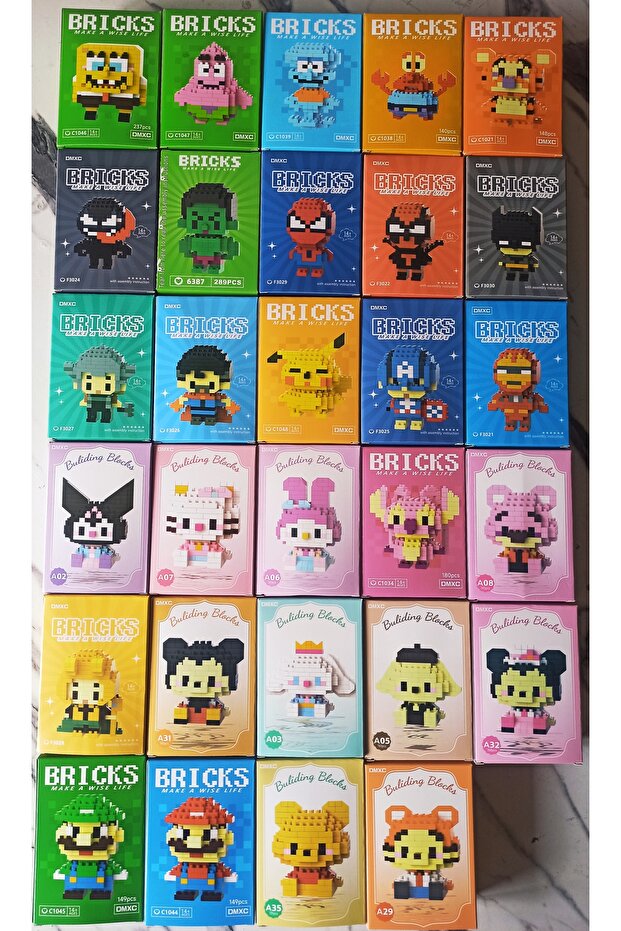 mini Yapı Oyuncak ( seçim yapabilirsiniz) 1 adet - 2