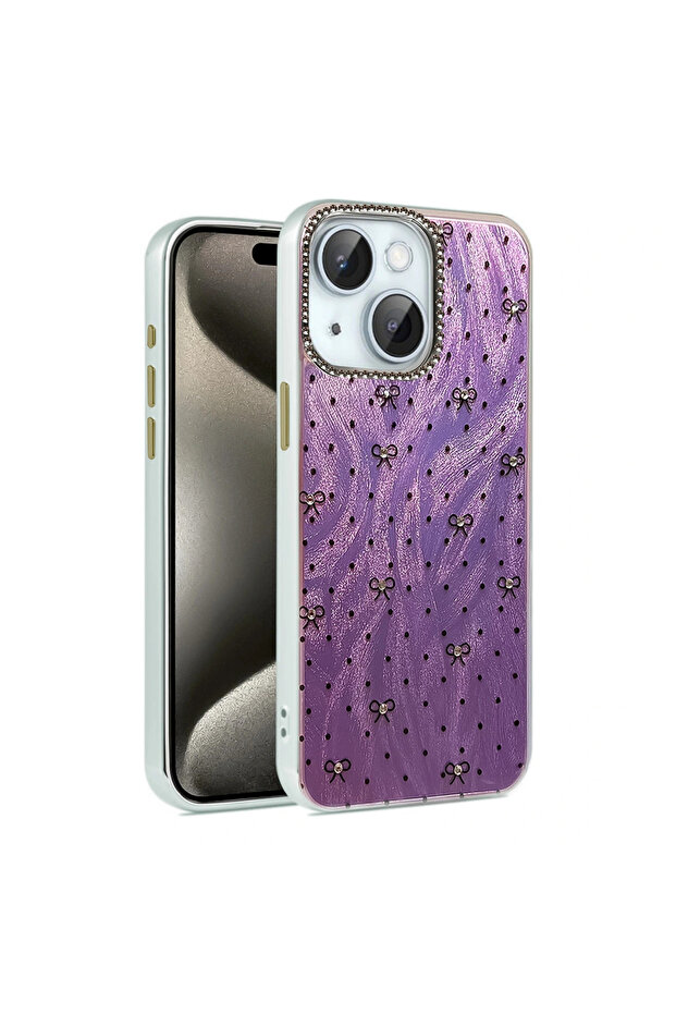 iPhone 15 Case Blade Mirrored Pattern Cover - Pattern 2 - 1