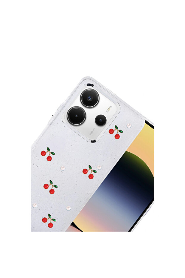 غطاء ريدمي نوت 14 4G بنمط الفيونكة - نمط 9 - 3