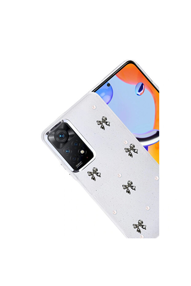 Redmi Note 11 Bow Patterned Cover - Pattern 8 - 2