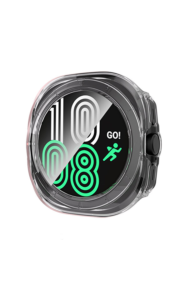 حافظة وواقي شاشة لساعة جالاكسي ووتش 8 ألترا من SYS Watch Gard 40 - شفاف