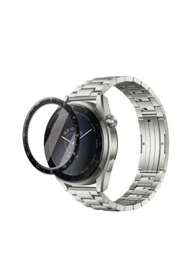 Huawei Watch 3 Pro Sys Pmma Pet Screen Protector - Black - 1