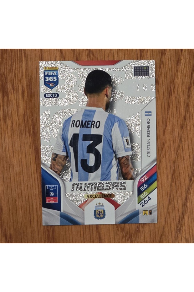 2026 Christian Romero Excellence Numbers Playing Card Exc13