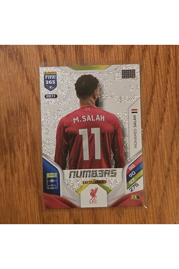 2026 Mohamed Salah Excellence Numbers Playing Card Exc11