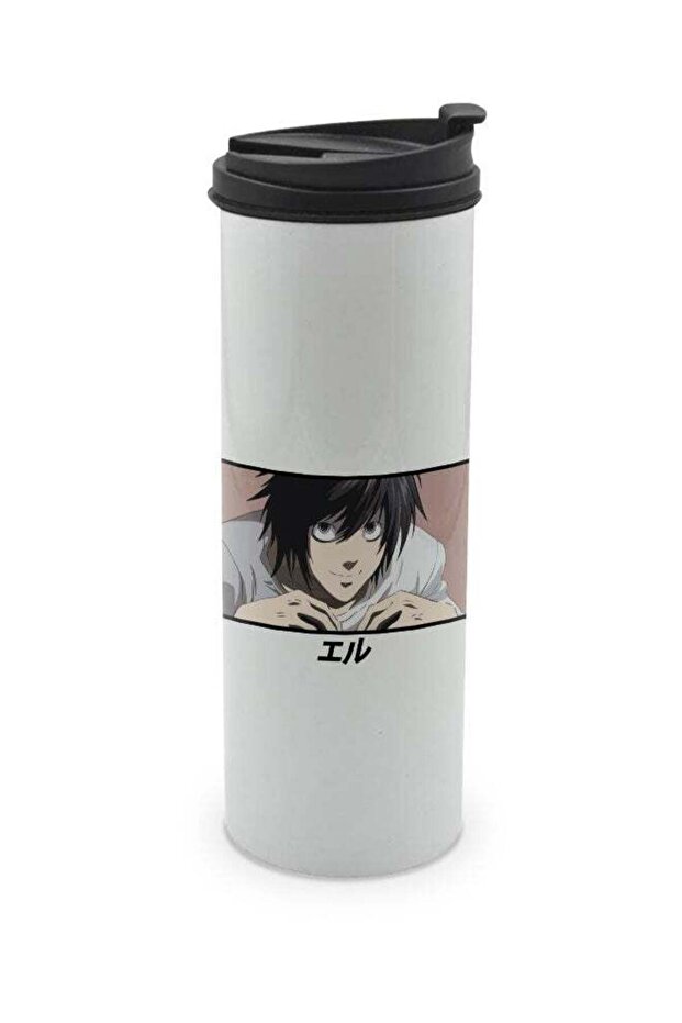 Death Note White Travel Coffee Tumbler (Anime, 250 ml)