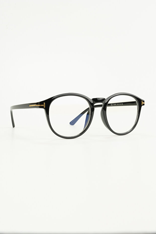 Brooklyn Round Bone Blue Light Filter Screen Glasses - 3