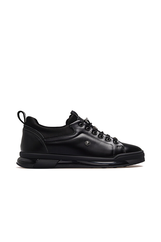 Men's Leather Casual Daily Shoes 25K Minsk m Black Opening