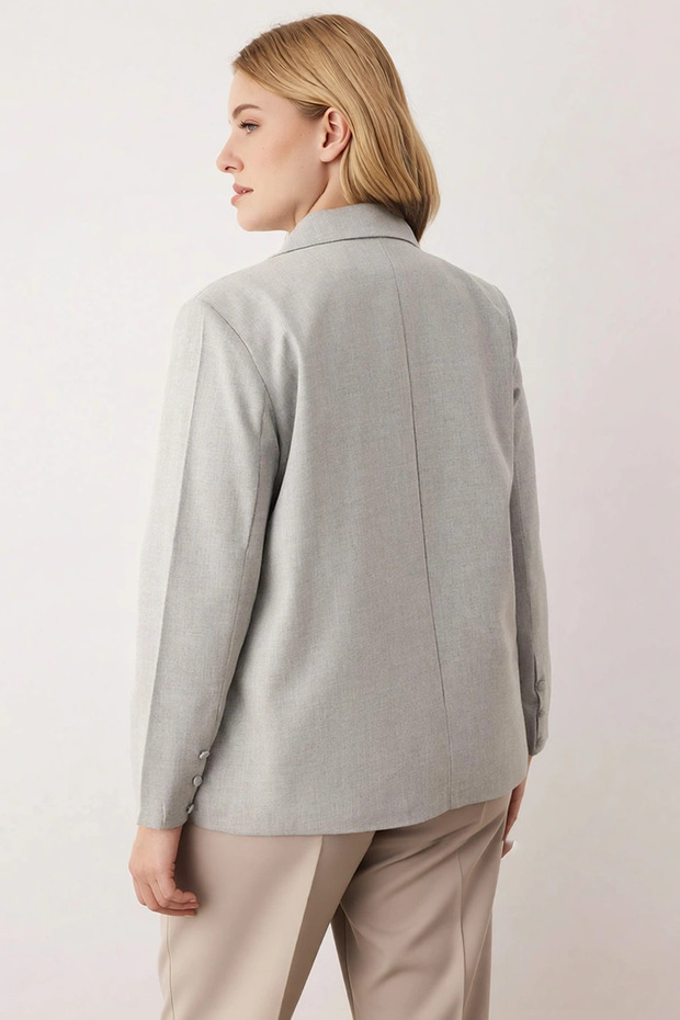 Women's Jacket Collar Solid Pattern Regular Fit Long Sleeve Woven Jacket Functional Durable Comfortable - 5