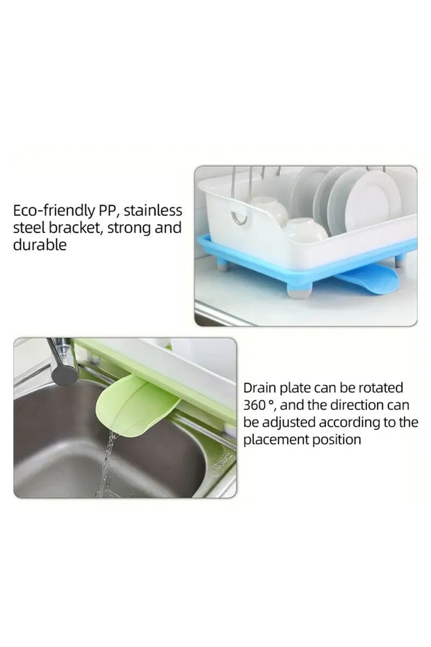 مجفف الأطباق البلاستيكي كفاءة التنظيم وسرعة التجفيف - 4