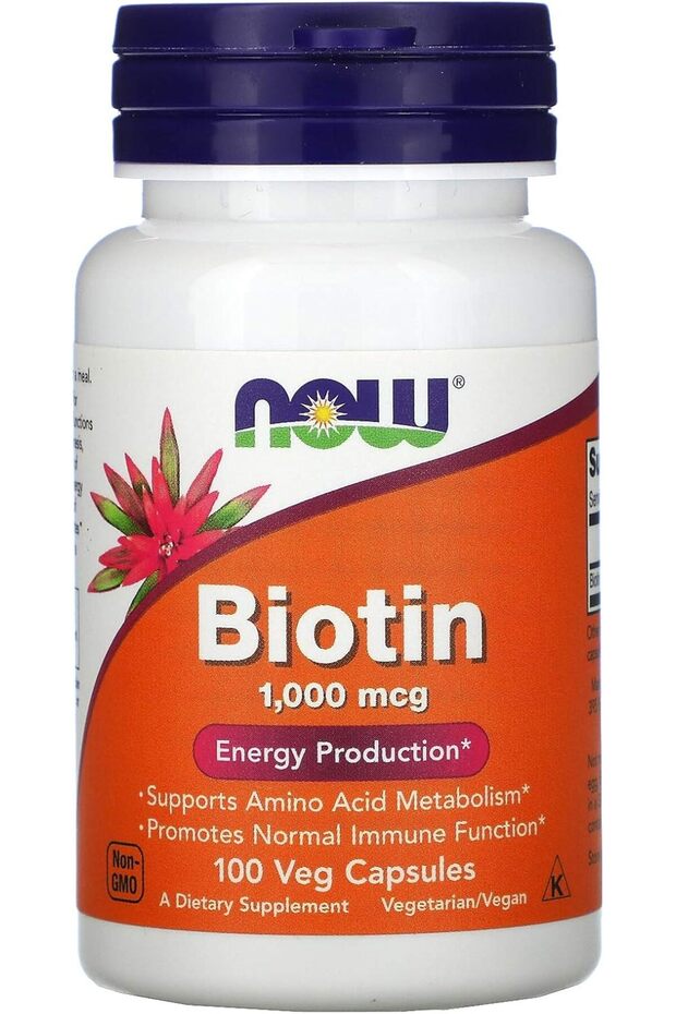Biotin 1000 MCG - 100 Capsules
