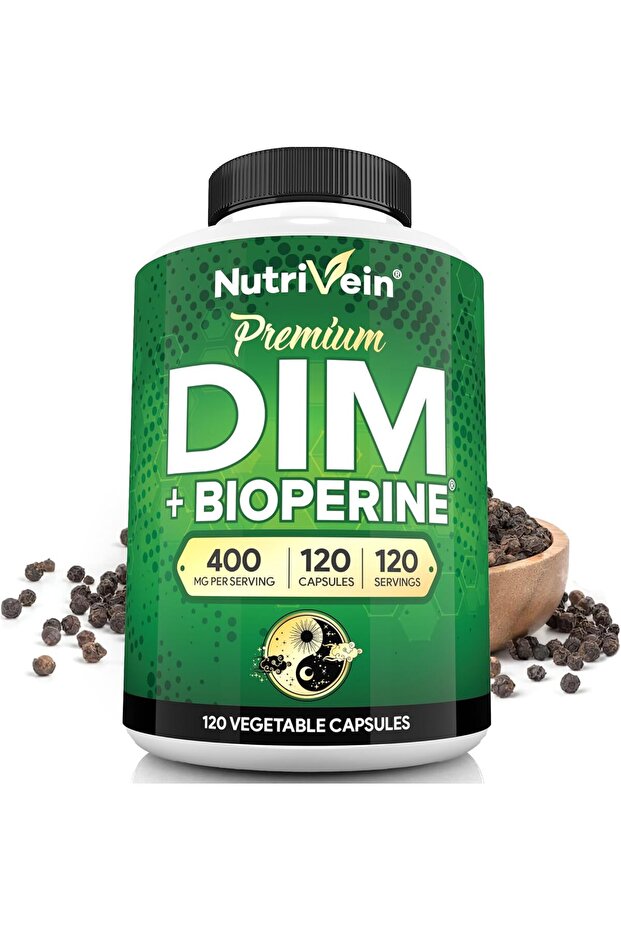 Premium DIM Supplement 400 mg Daily - 120 Servings (120 Capsules)