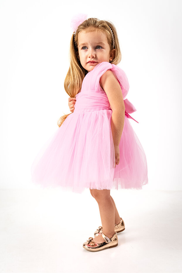 KARE TÜLLÜ TÜTÜ ELBİSE - 6