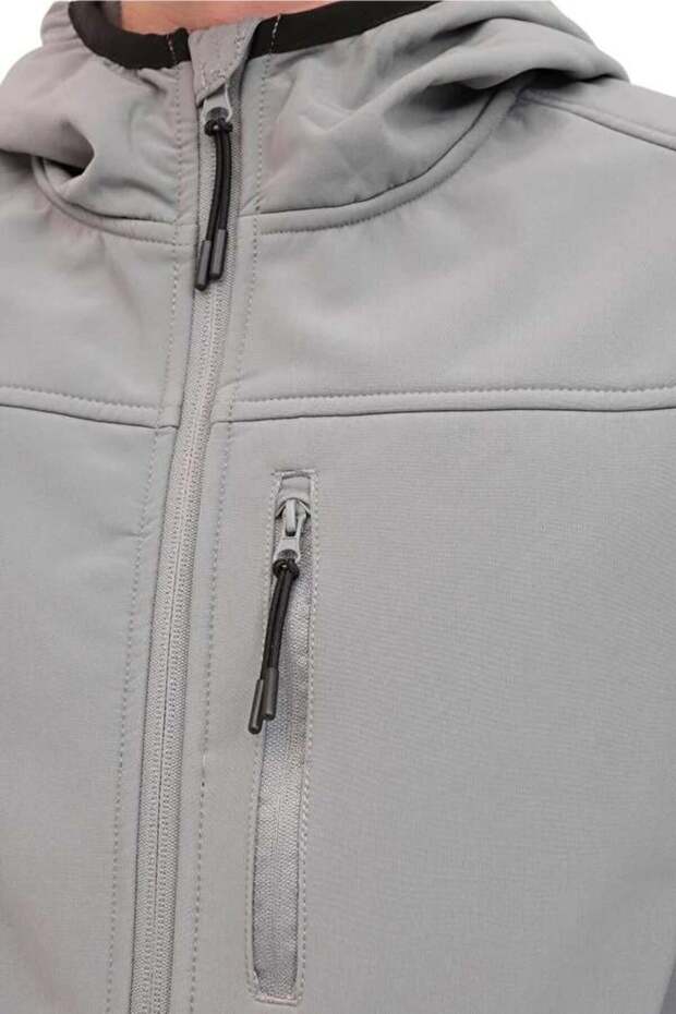 ml Basıc Softshell 5PR Gri Erkek Mont - 4