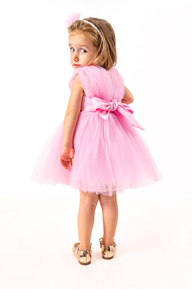 KARE TÜLLÜ TÜTÜ ELBİSE - 5