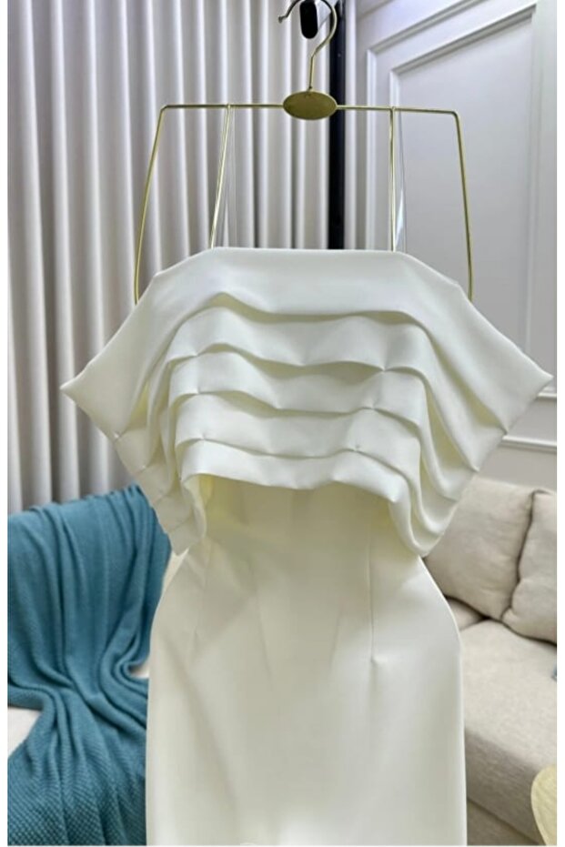 مشاعل ~ فستان سهره ايكرو مميز وراقي ورود بارزه - 7