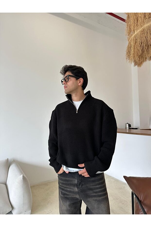 Triko Oversize Half-Zip - 3