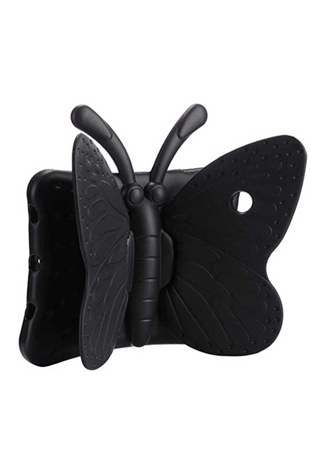 iPad 2Generation Compatible Butterfly Stand Tablet Case-Black - 1