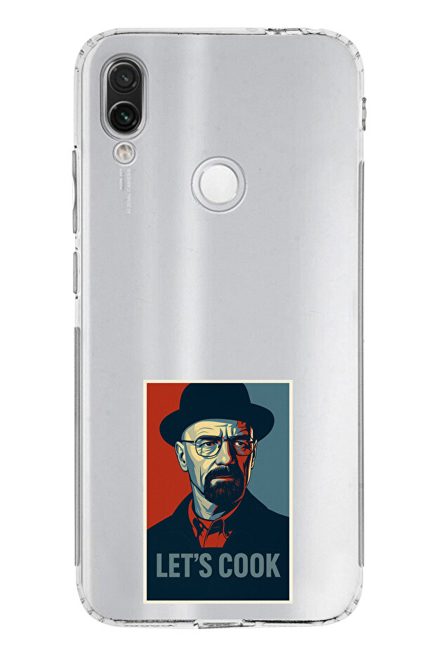 حافظة سيليكون متوافقة مع هاتف Redmi Note 7-7 PRO من Lets Cook Banner مطبوع - 1