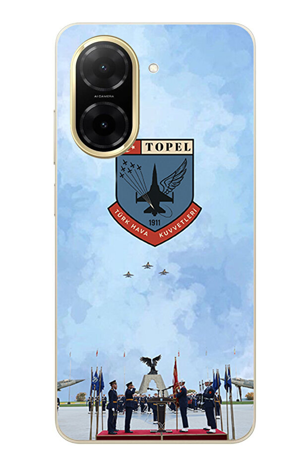 حافظة سيليكون متوافقة مع القوات الجوية التركية مطبوع لهاتف Redmi A5 - 1