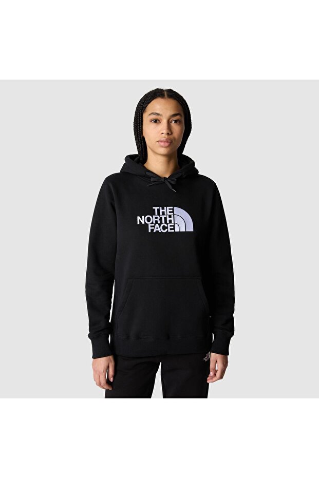 Women's Drew Peak Hoodie Hooded Sweatshirt Nf0A55Ecjk31 Black-Xxxl