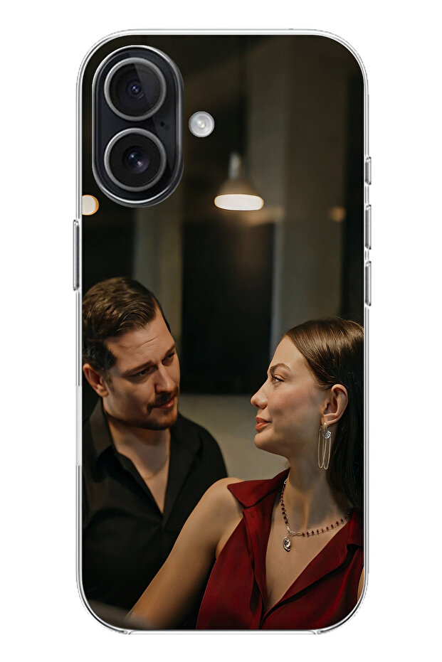 حافظة سيليكون متوافقة مع هاتف iPhone 17 - Eşref وNisan مطبوع - 1