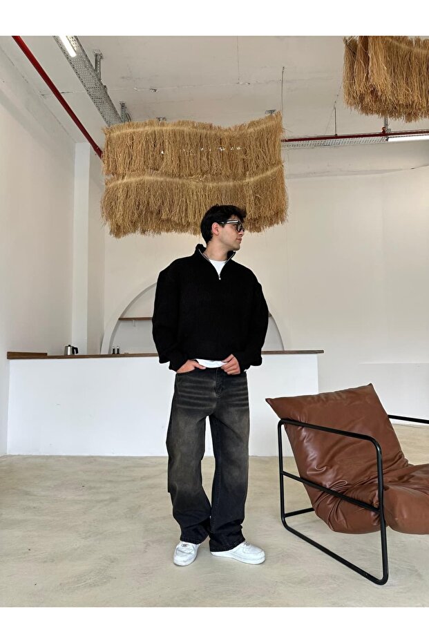 Triko Oversize Half-Zip - 5