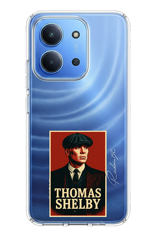 Redmi 15C Compatible Thomas Shelby Banner Printed Silicone Case - 1