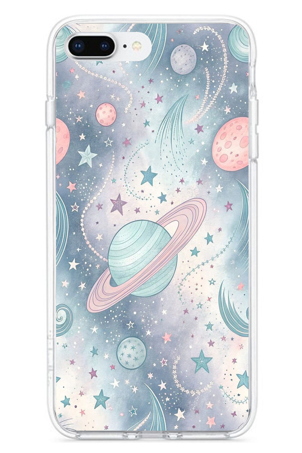 حافظة سيليكون ناعمة ملونة متوافقة مع هاتف iPhone 7 PLUS-8 PLUS مطبوع - 1