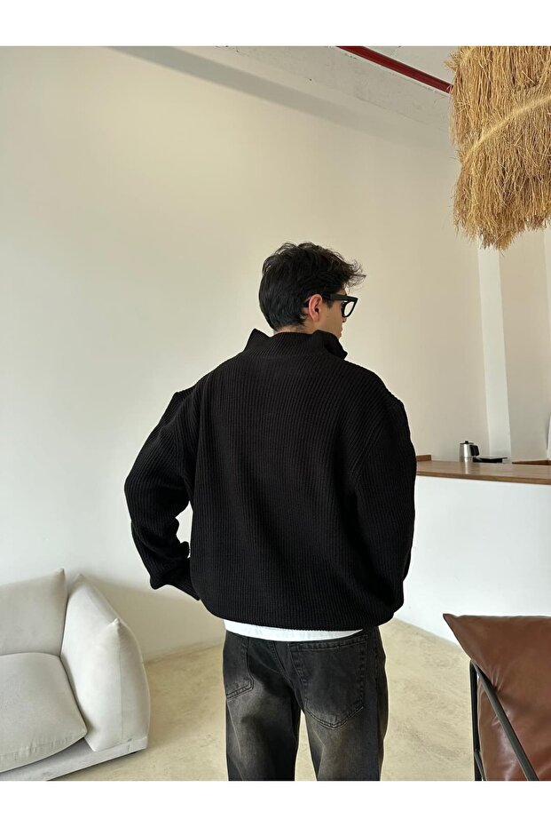 Triko Oversize Half-Zip - 6