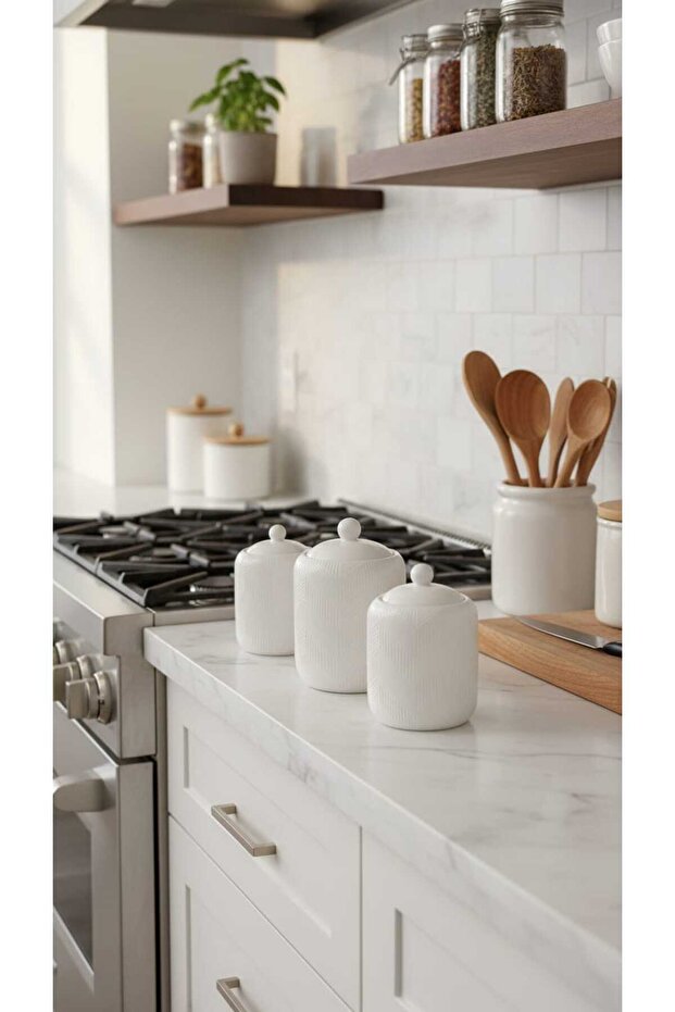 طقم برطمانات علب بهارات وتوابل - 4