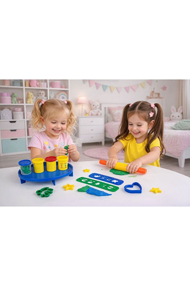 Oyun Hamuru Seti Sofralı Şekillendir Kes Eğlen - 1