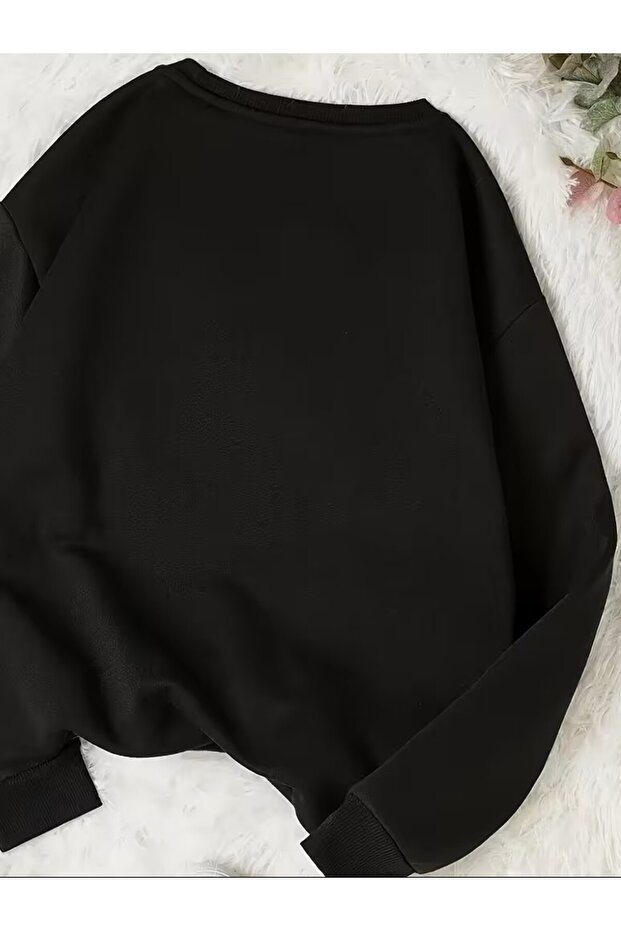 Sevimli Hello Kitty Desenli Baskı Sweatshirt - 2