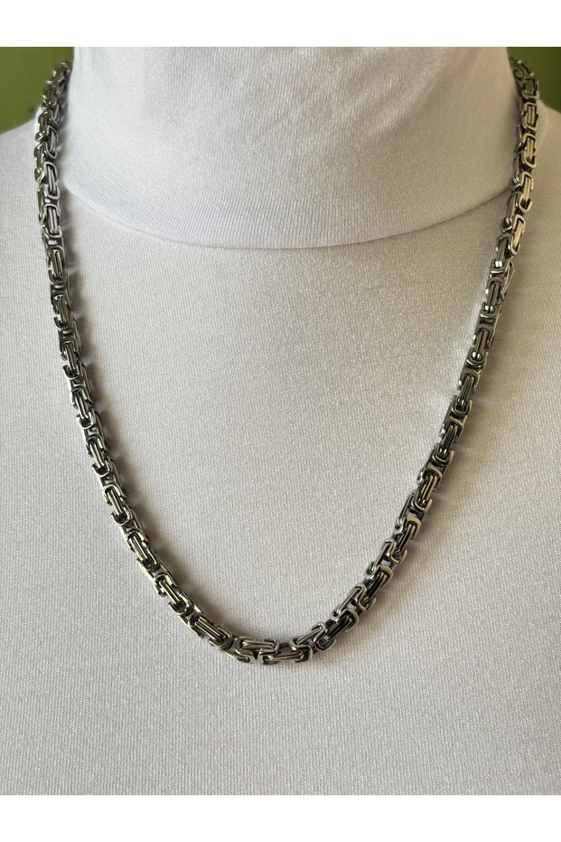 Vip Stainless Steel Silver Men's Model Chain