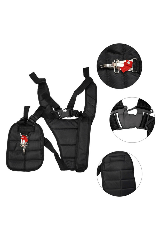 Harness Strap Belt Lawn Mower Power Pruner Double Trimmer Shoulder Adjusted Band For Brush Cutter...