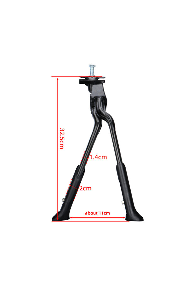 Double Kickstand LP Litepro Double Bracket Bicycle Kickstand Adjustable Height Aluminum Alloy for Ro