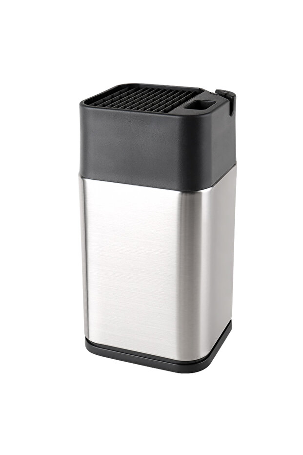 DZ22820 XITUO Multifun Stainless Steel Standing Knife Holder for 1-10pcs Kitchen Knife With Sharpeni