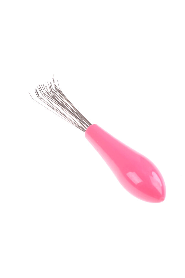 0 1 PC Random Color Comb Hair Brush Cleaner Cleaning Remover Embedded Plastic Comb Cleaner Tool
