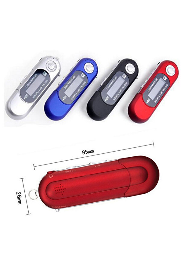 Random color MP3 Player Music Speaker Portable Long Strip USB Pluggable Card Music Player Hifi Playe