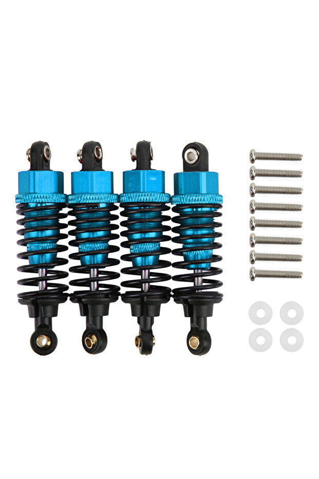 Blue Aluminium Alloy Oil Shock Absorber for TAMIYA TT‑01 TT‑02 TA05 TL‑01 TA03 MF‑01X 1/10 RC on Roa