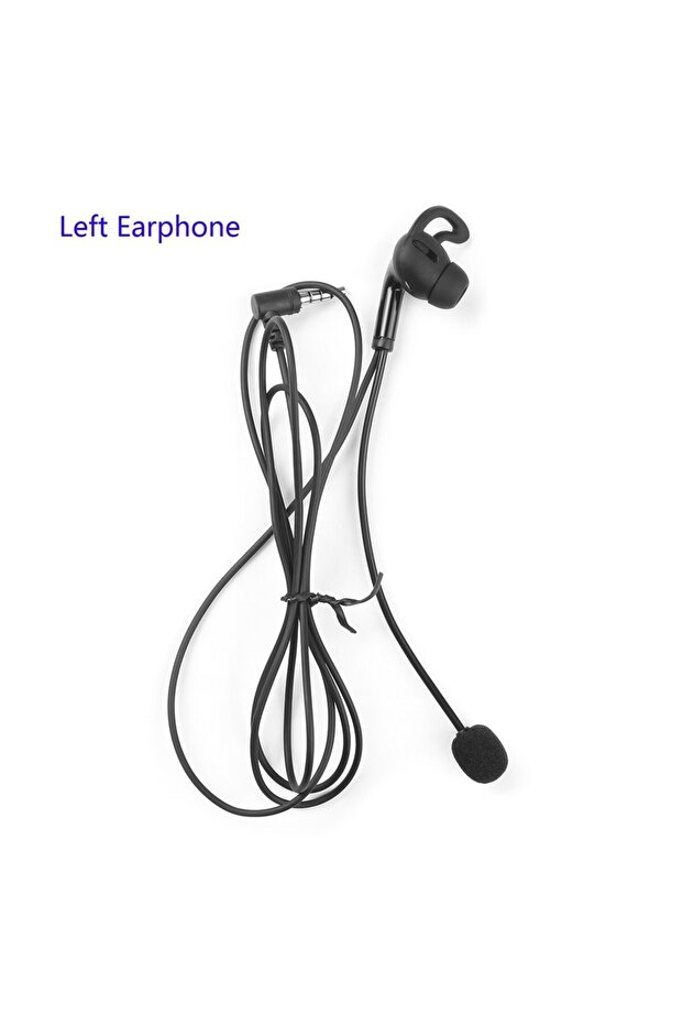 for Left Ear EJEAS FBIM Handsfree Referee Headset Earphone 3.5mm Audio Plug Interface for V6 PRO V4