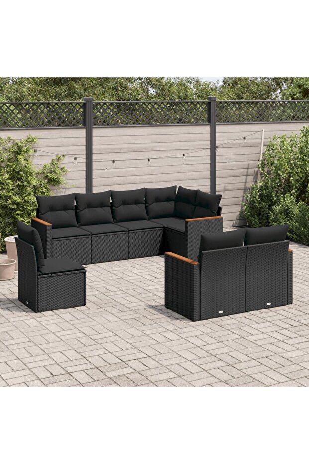 Garden Sofa Set | Black