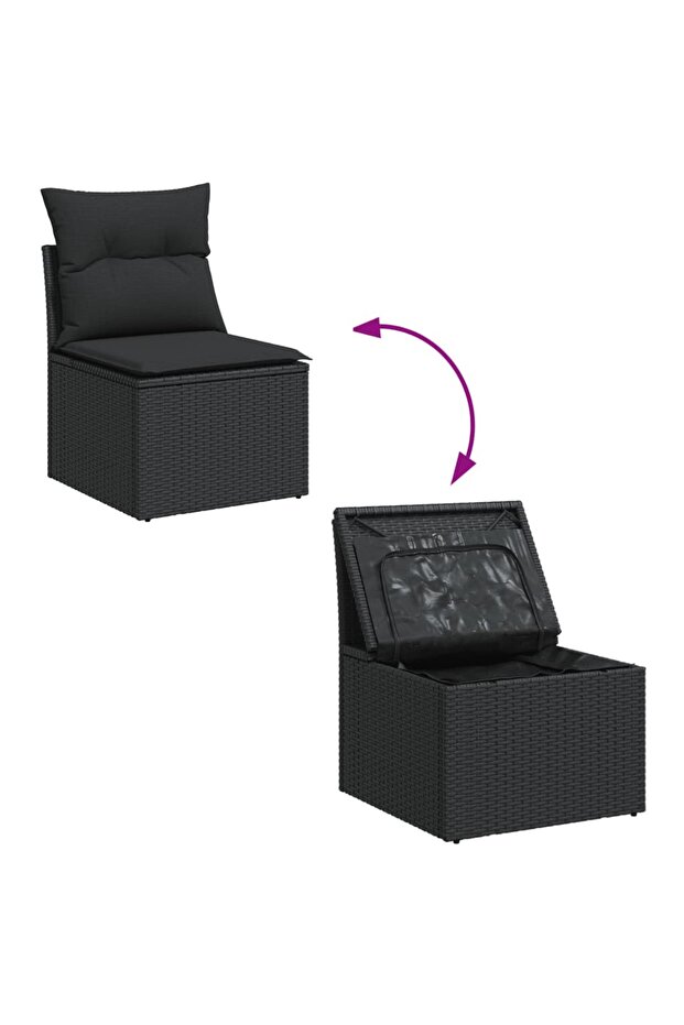 Garden Sofa Set | Black - 2
