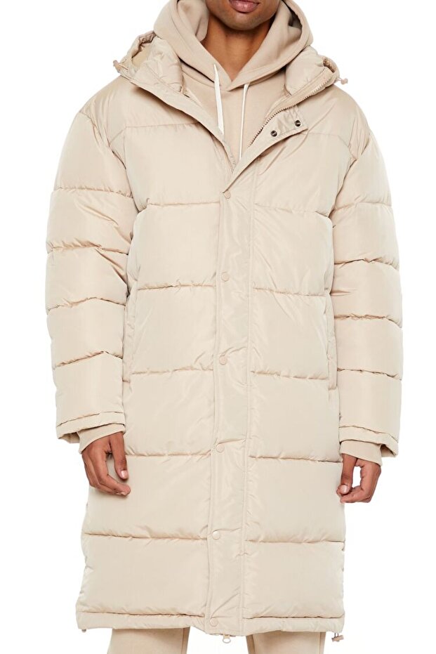 Uzun Şişme Mont - 5