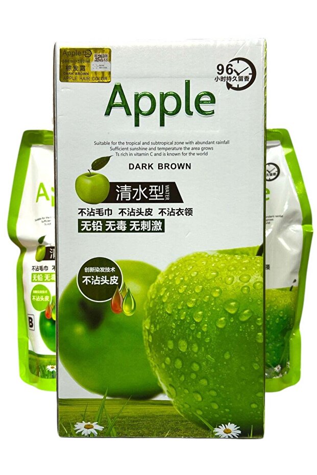 Apple Dark Brown Hair Color Cream 1000ml